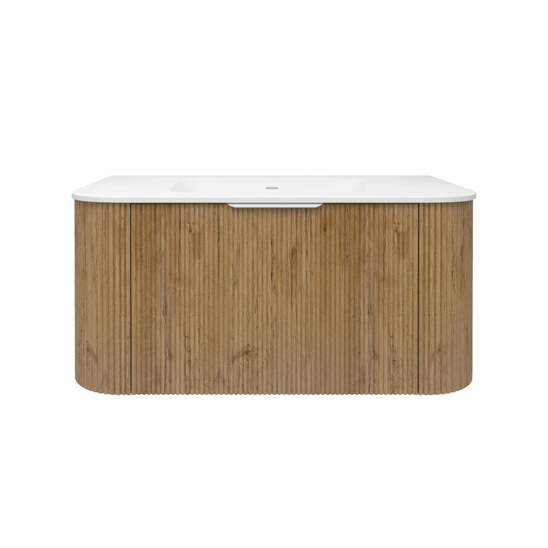 Agena  Fluted Wood Grain WH Vanities Prime Oak LK-MA900W-PO