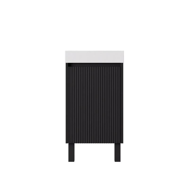 Lukka Crete Mini Free Standing PVC Cabinet on legs (450mm) Lukka