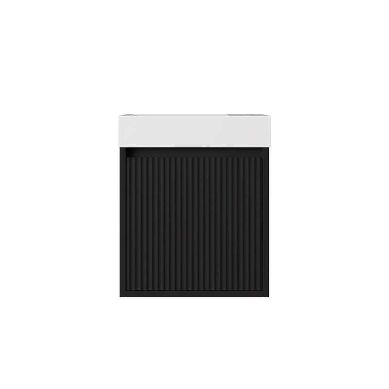 Crete Mini Wall Hung PVC Cabinet (400mm) Lukka
