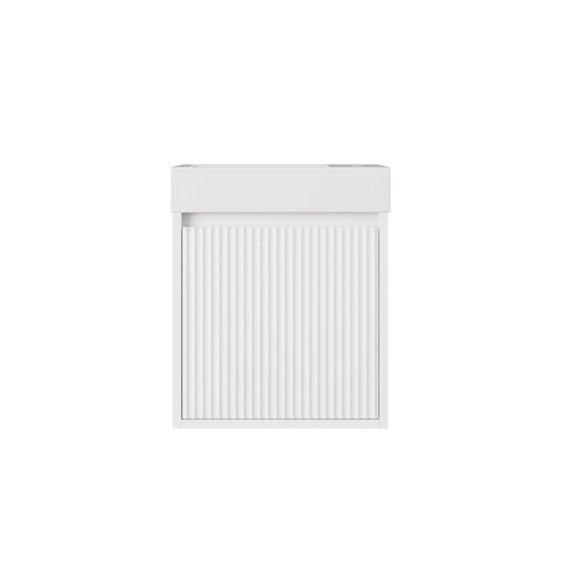 Crete Mini Wall Hung PVC Cabinet (400mm) Lukka