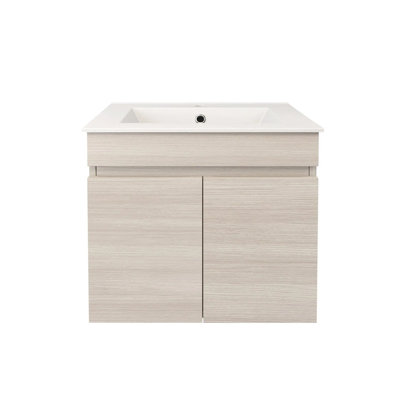 Camden Modern Wall Hung Cabinet Coastal Oak LK-MC63W-CO