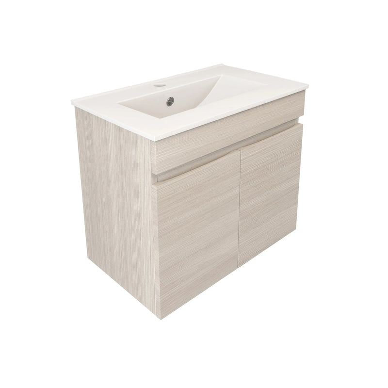 Camden Modern Wall Hung Cabinet Coastal Oak LK-MC63W-CO