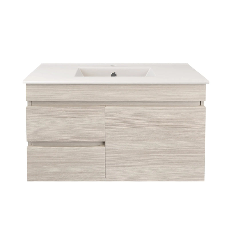 Camden Modern Wall Hung Cabinet Coastal Oak LK-MC93LW-CO