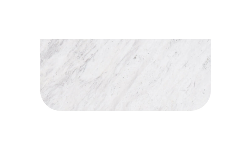 Carrara White Marble Stone Top – Curve