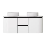 Devito Modern Wall Hung Vanity PVC Cabinet 750mm/900mm/1200mm/1500mm - FIL Kitchen Bathroom