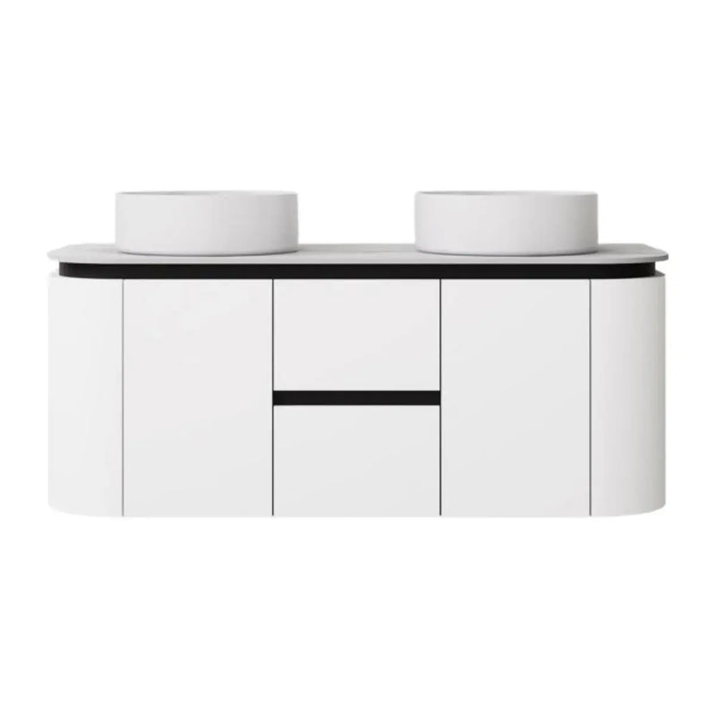 Devito Modern Wall Hung Vanity PVC Cabinet 750mm/900mm/1200mm/1500mm - FIL Kitchen Bathroom