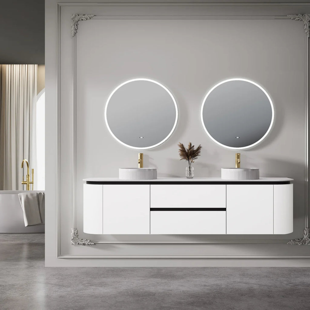 Devito Modern Wall Hung Vanity PVC Cabinet 750mm/900mm/1200mm/1500mm