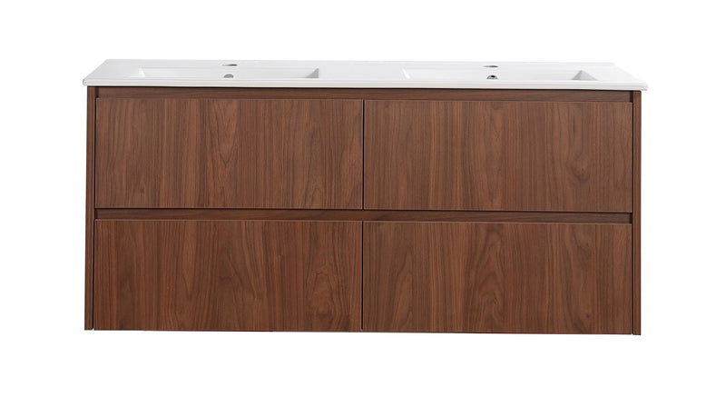 Gladstone Modern Wall Hung Plywood Double Bowl LK-MG1220W-MO