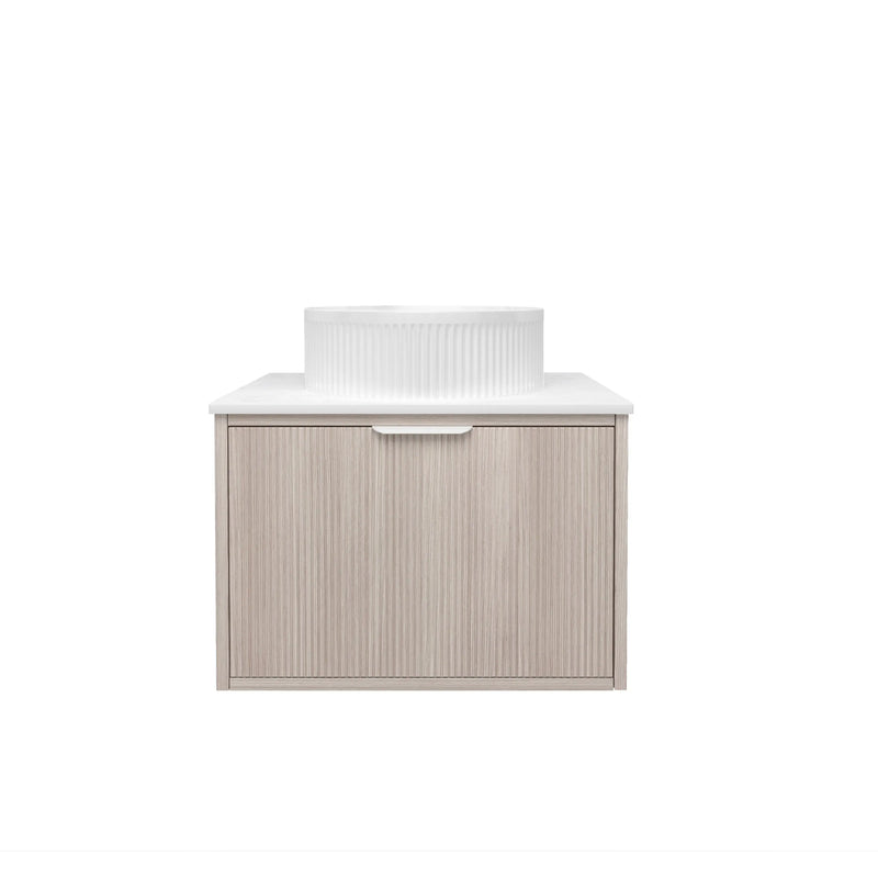 Kliff  Fluted Wood Grain Vanities  Coastal Oak LK-MK600W-CO