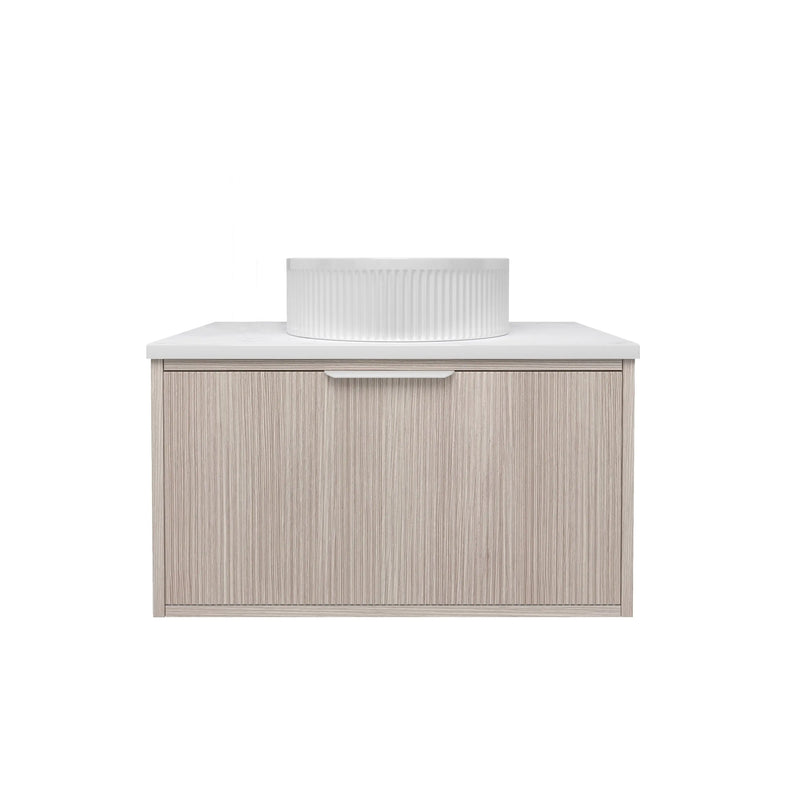 Kliff  Fluted Wood Grain Vanities  Coastal Oak LK-MK750W-CO