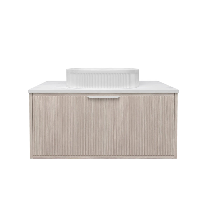 Kliff  Fluted Wood Grain Vanities  Coastal Oak LK-MK900W-CO