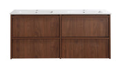 Lukka Ridgewood Modern Wall Hung Plywood Cabinet (Mocha Oak Woodmatt) Lukka