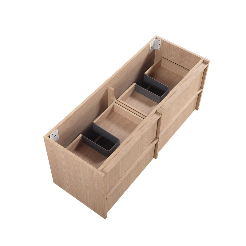 Ridgewood Modern Wall Hung Plywood Cabinet LK-MR1220W-SO Double Bowl Only