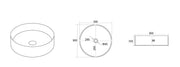 Lukka Olley Fine Ceramic Above Counter Basin Lukka