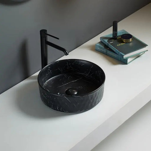 Lukka Ollia Fine Ceramic Above Counter Basin (Black) Lukka