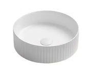 Lukka Olley Fine Ceramic Fluted Art Basin (360/400mm) Lukka