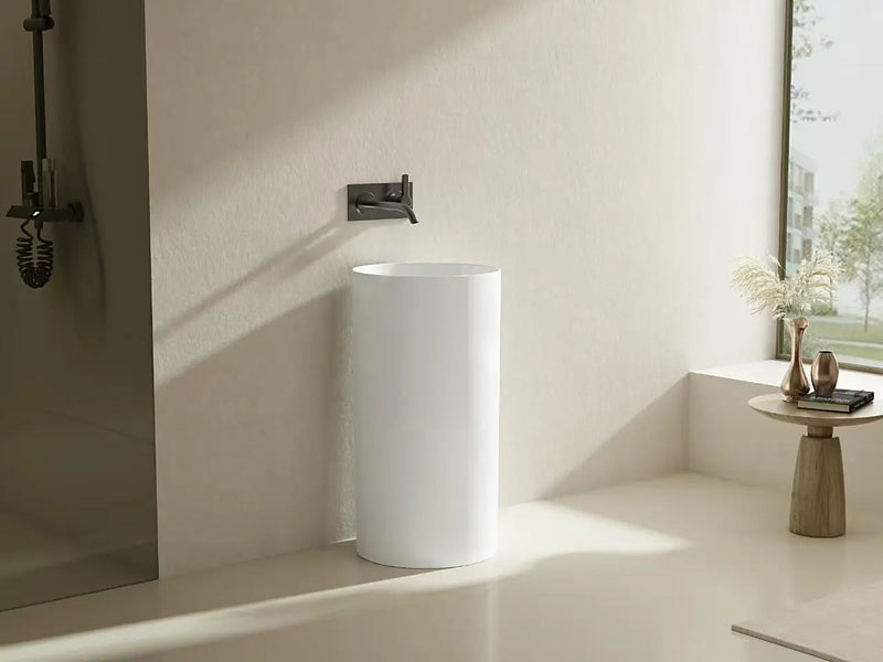 Ollia Free Standing Pedestal Art Basin - FIL Kitchen Bathroom