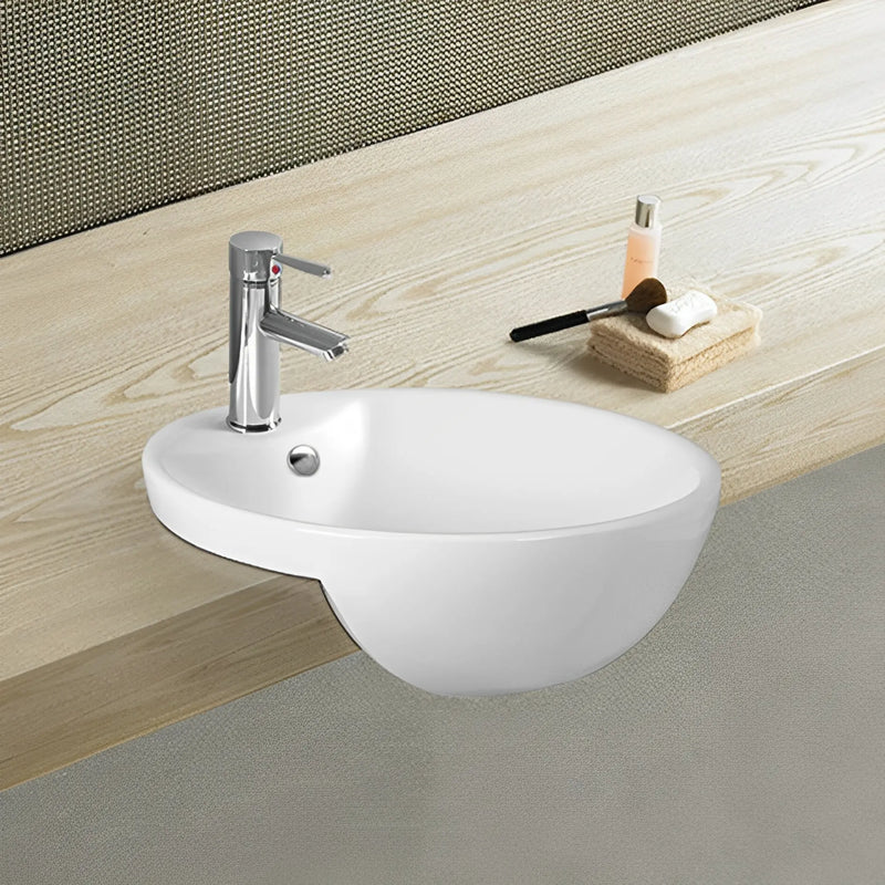 Orbi Fine Ceramic Semi Ress Basin LK-OSR430