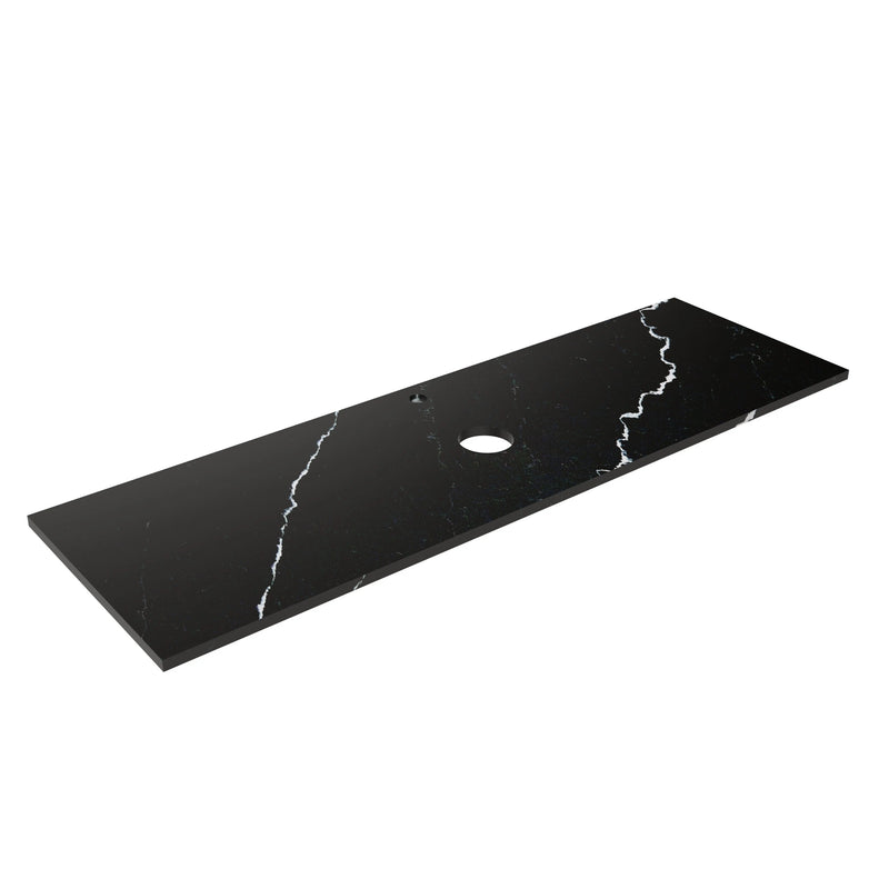 Calacatta Night (WG485) Zero Silica Engineer Stone Top LK-QCN
