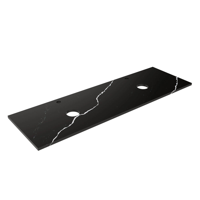 Calacatta Night (WG485) Zero Silica Engineer Stone Top LK-QCN