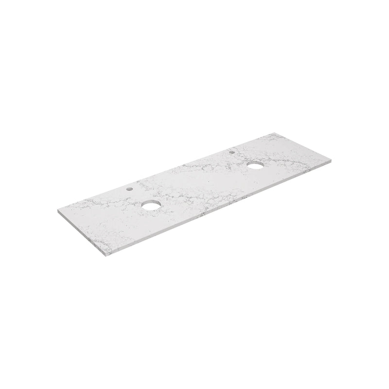 Calacatta White (WG486) Zero Silica Engineer Stone Top LK-QCW