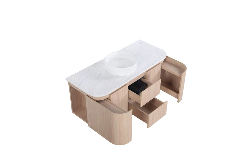 Ravello Modern Wall Hung Vanity Plywood Cabinet LK-RA1221W-SO