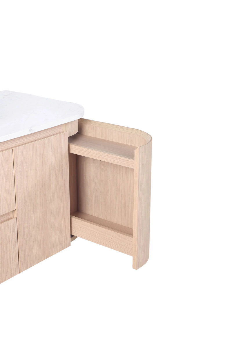 Ravello Modern Wall Hung Vanity Plywood Cabinet LK-RA1221W-SO