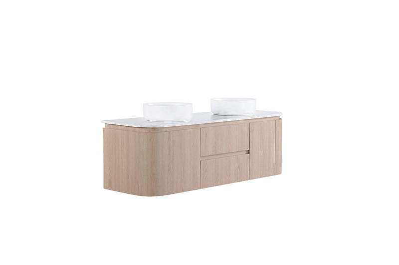 Ravello Modern Wall Hung Vanity Plywood Cabinet LK-RA1521W-SO