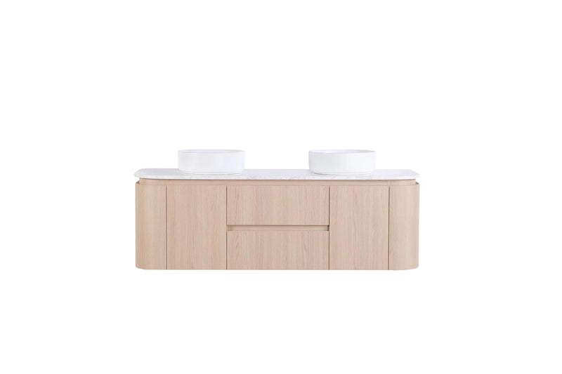 Ravello Modern Wall Hung Vanity Plywood Cabinet LK-RA1521W-SO