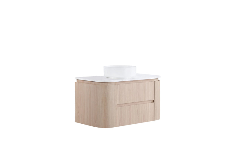Ravello Modern Wall Hung Vanity Plywood Cabinet LK-RA900W-SO