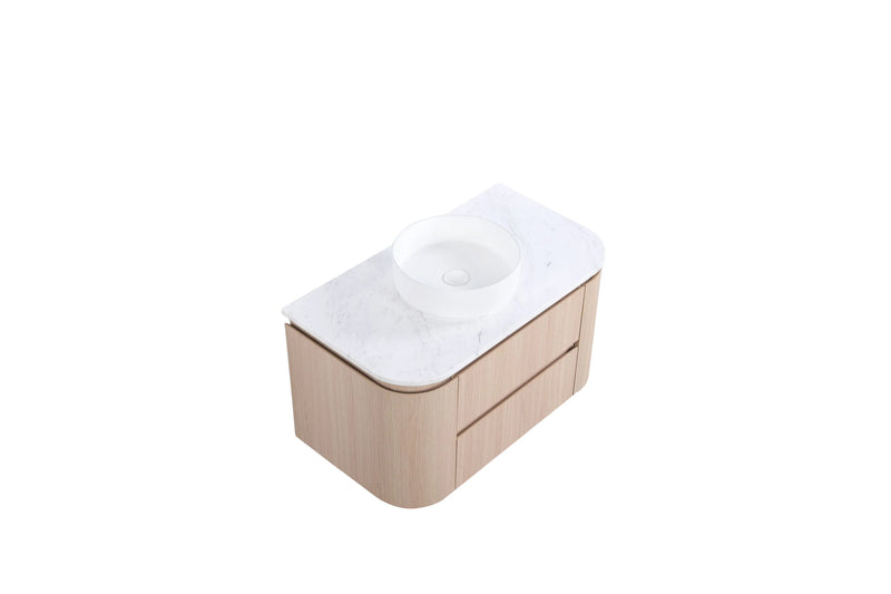 Ravello Modern Wall Hung Vanity Plywood Cabinet LK-RA900W-SO