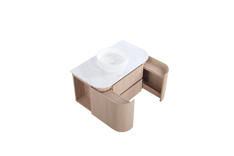 Ravello Modern Wall Hung Vanity Plywood Cabinet LK-RA750W-SO