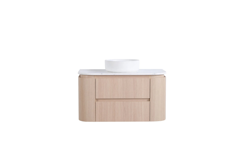 Ravello Modern Wall Hung Vanity Plywood Cabinet LK-RA900W-SO