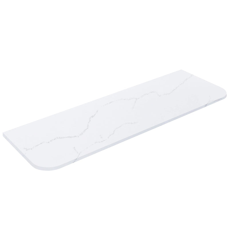 Calacatta Arctic White Solid Surface Stone Top – Curve LK-SCA