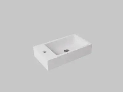 Crete Mini Wall Hung PVC Cabinet (400mm) Lukka