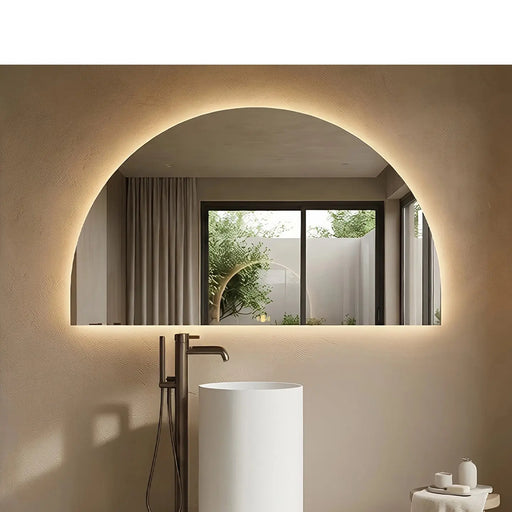 Lukka Arco Back Lit Mirror Pencil Edge Lukka