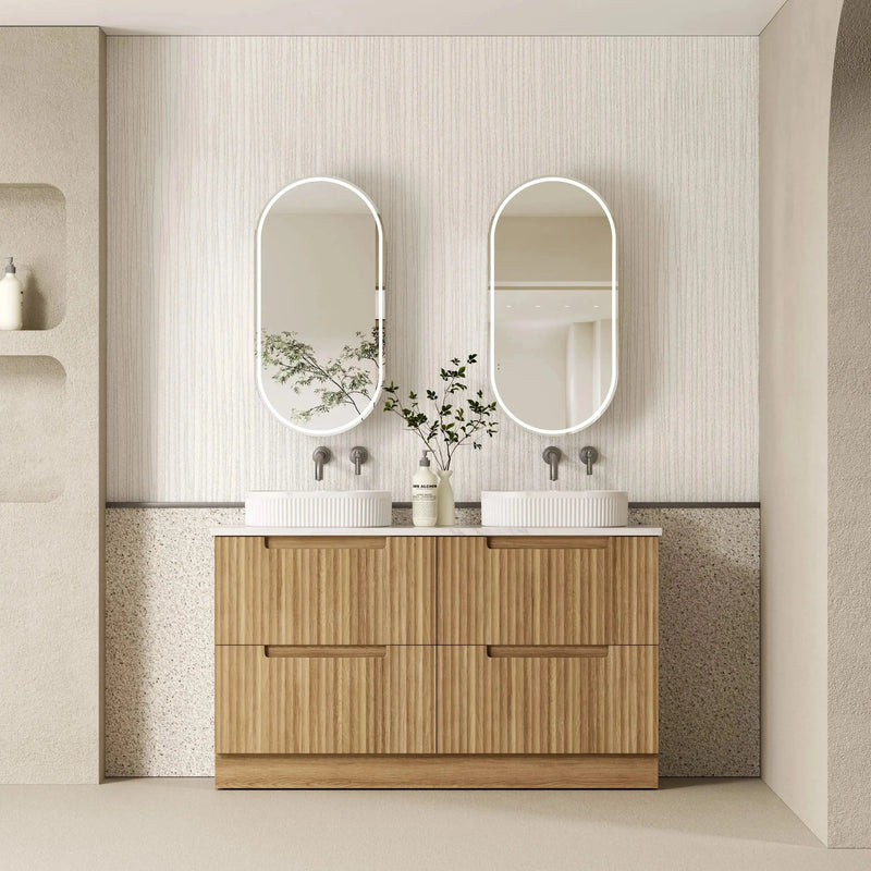 Lovina Floor Standing Vanity Harvest Oak 600mm/750mm/900mm/1200mm/150mm/1800mm - FIL Kitchen Bathroom