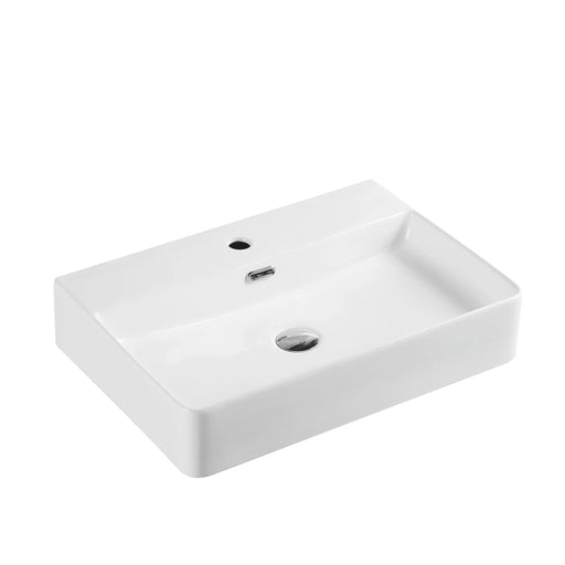 Marsay 59 Wall-Hung Rectangular Basin - Matt White mercioaustralia