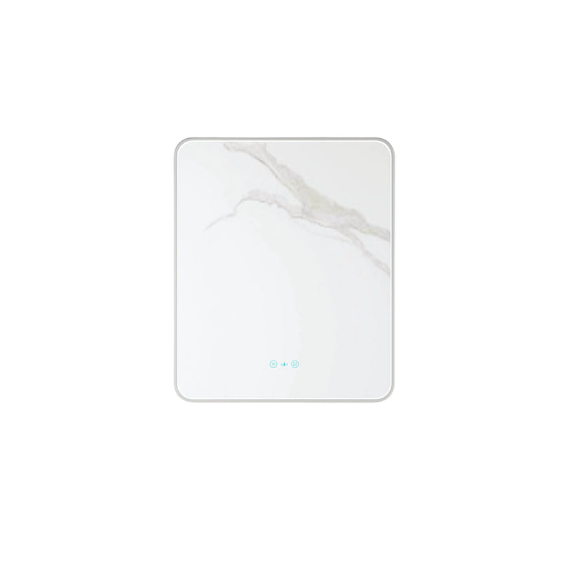 Maia 600×750 / 750×900 / 1200×750mm LED Rectangular Mirror – Brushed Nickel Frame mercioaustralia