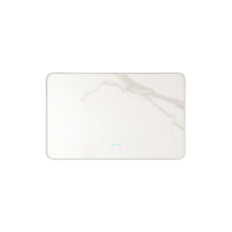Maia 600×750 / 750×900 / 1200×750mm LED Rectangular Mirror – Brushed Nickel Frame mercioaustralia