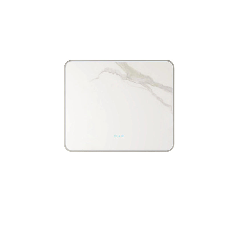 Maia 600×750 / 750×900 / 1200×750mm LED Rectangular Mirror – Gun Metal Frame mercioaustralia