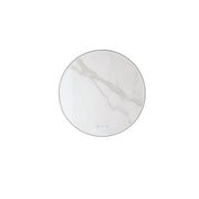 Maia 600/750/900mm LED Round Mirror – Gun Metal Frame mercioaustralia