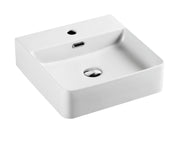 Marsay 77 Wall-Hung Square Art Basins - Matt White mercioaustralia