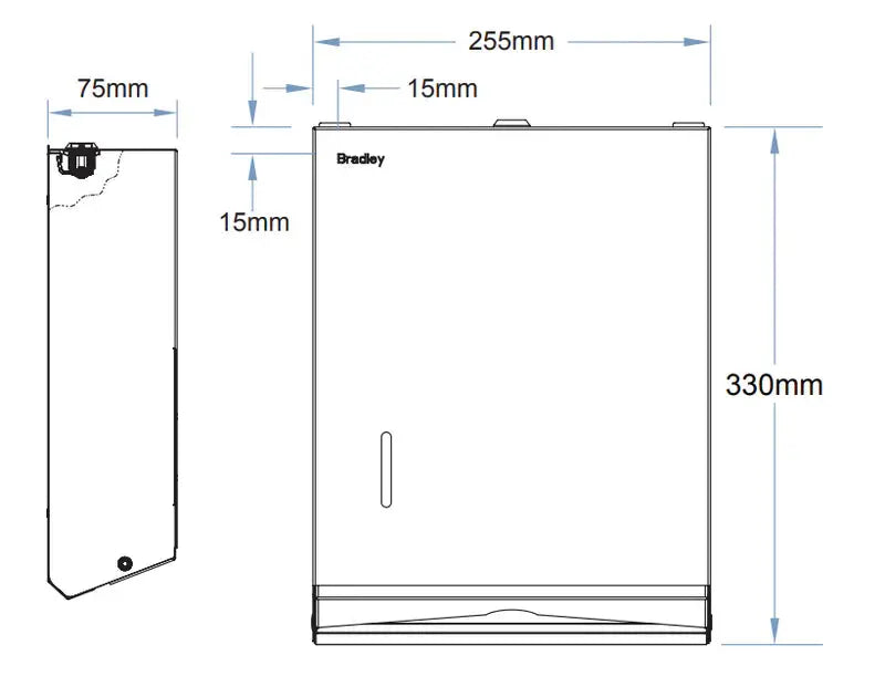 PAPER TOWEL HOLDER 255MM FIL Kitchen Bathroom