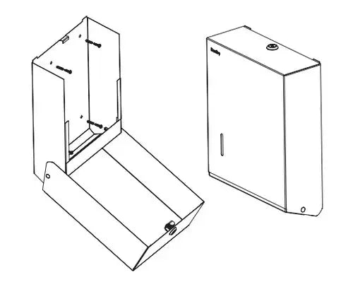 PAPER TOWEL HOLDER 255MM FIL Kitchen Bathroom