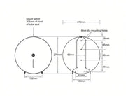 PAPER HOLDER 270MM FIL Kitchen Bathroom