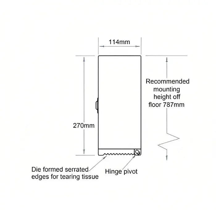 PAPER HOLDER 270MM FIL Kitchen Bathroom