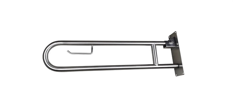 Bradley Australia MAPS Drop Down Satin SS Grab Rail with Toilet Roll Holder MAP-1031 Lukka