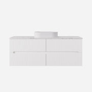 Lukka Cabarita Morden Wall Hung PVC Cabinet (1500mm Single Bowl) Lukka