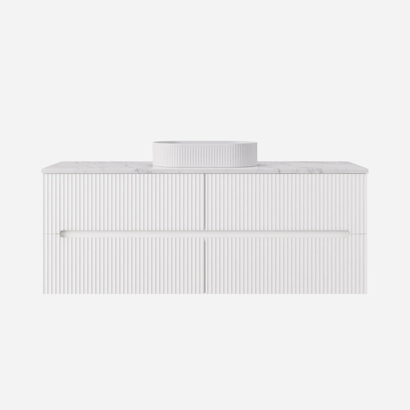 Lukka Cabarita Morden Wall Hung PVC Cabinet (1500mm Single Bowl) Lukka